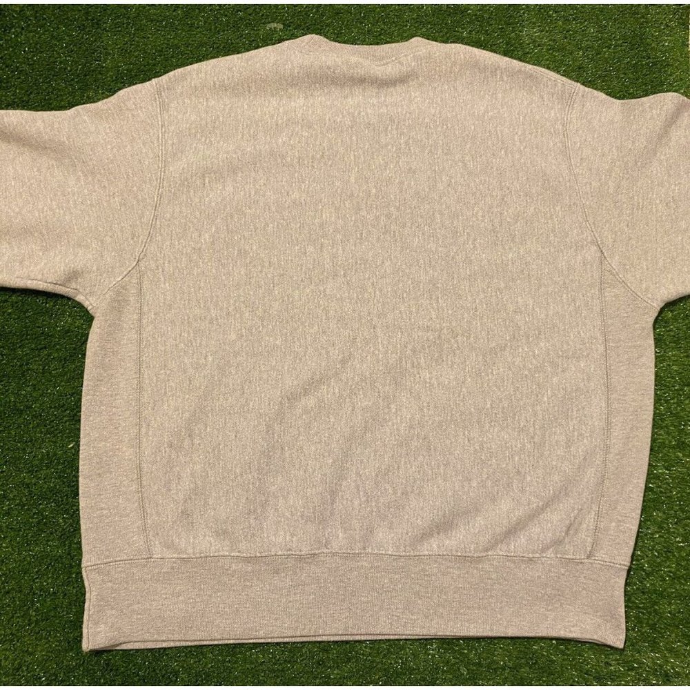 Retro Y2K Champion Reverse Weave Script spell out crewneck sweatshirt large - Picture 9 of 13